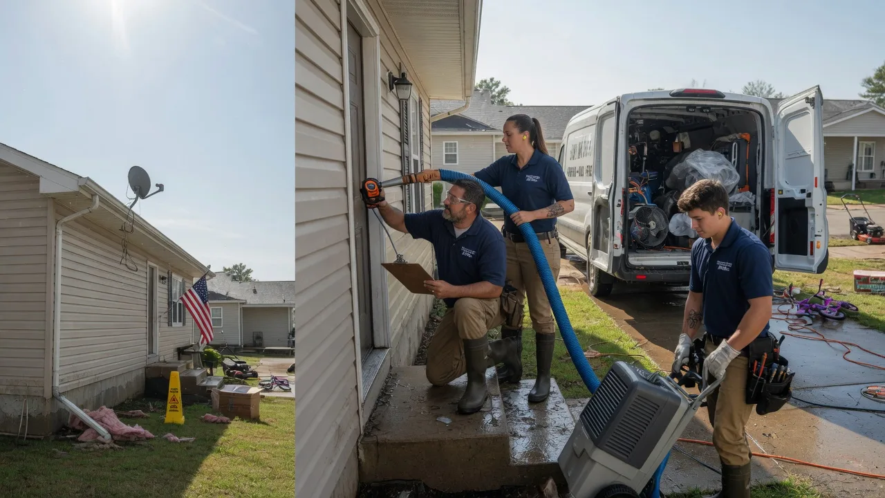 Ceiling Water Damage Restoration in Grafton, IA near me